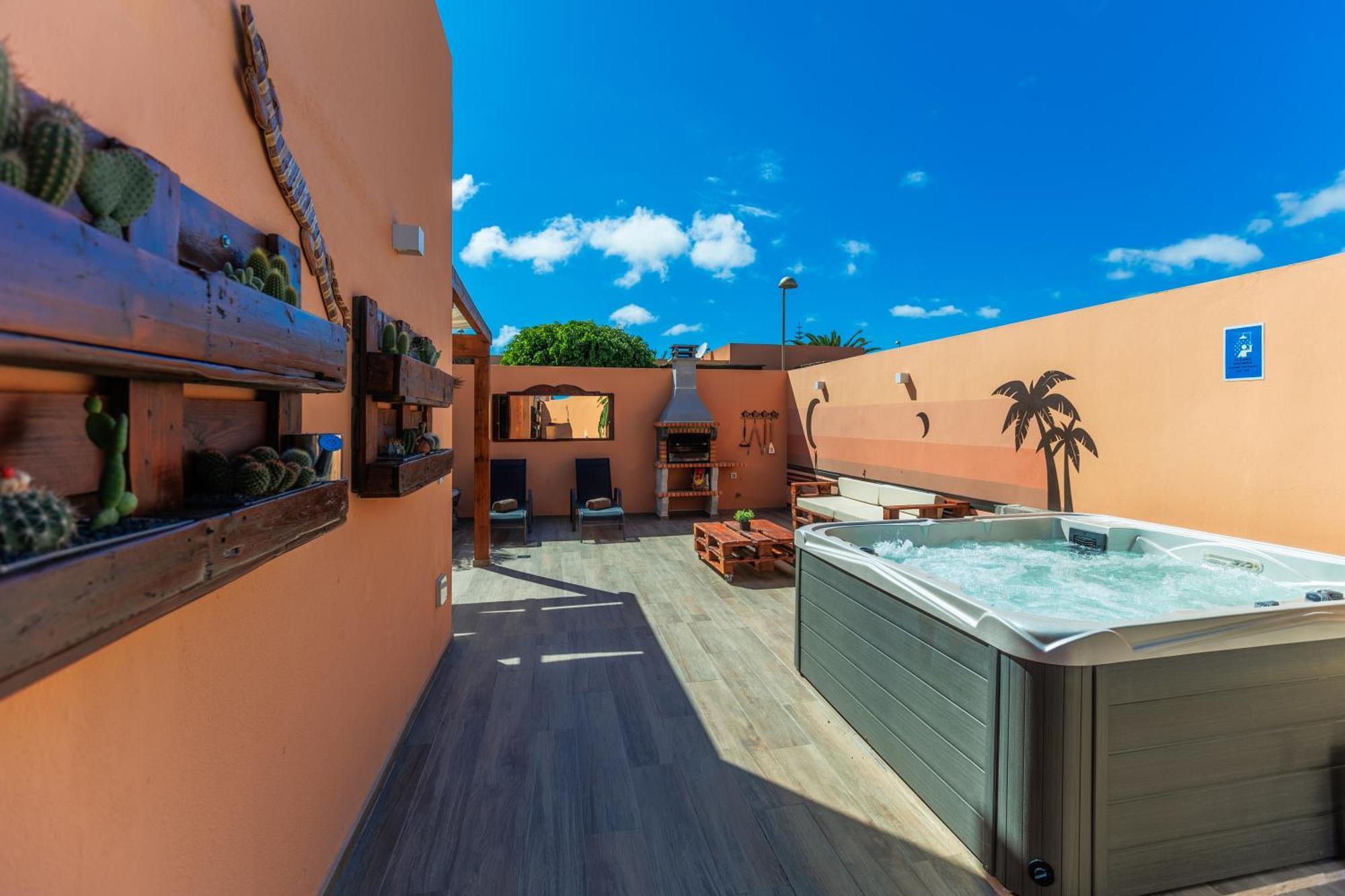 Villa Jacuzzi & Barbecue 拉·奥利瓦 外观 照片