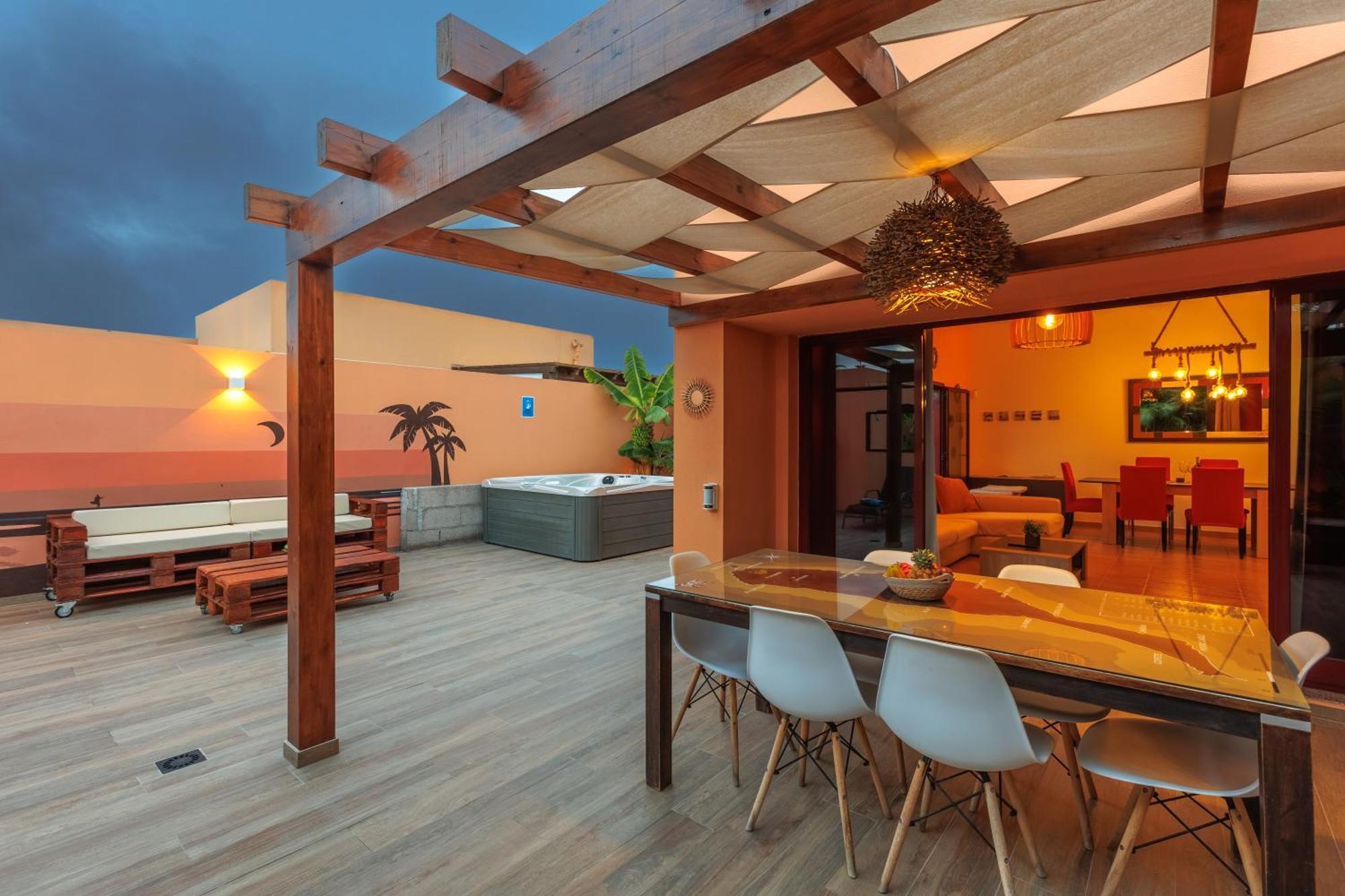 Villa Jacuzzi & Barbecue 拉·奥利瓦 外观 照片